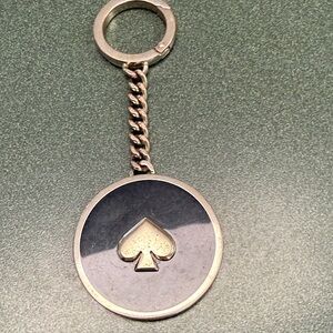 Kate Spade Silver and Black Key Holder